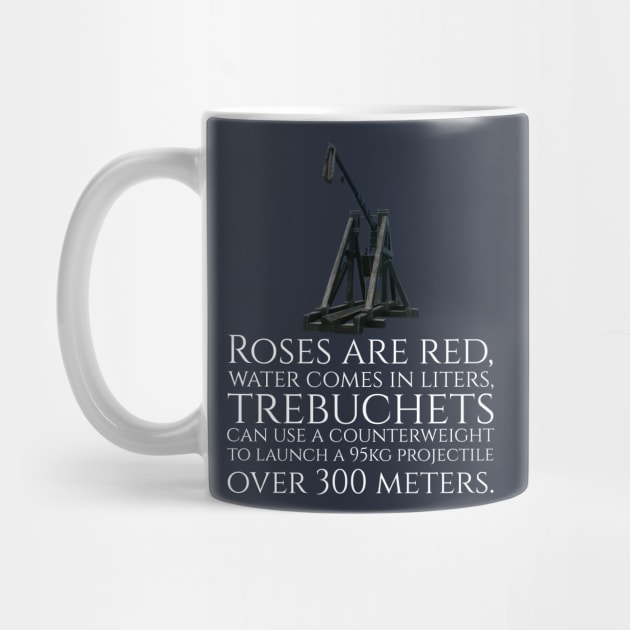 Funny Medieval History Trebuchet Catapult Valentines Day by Styr Designs